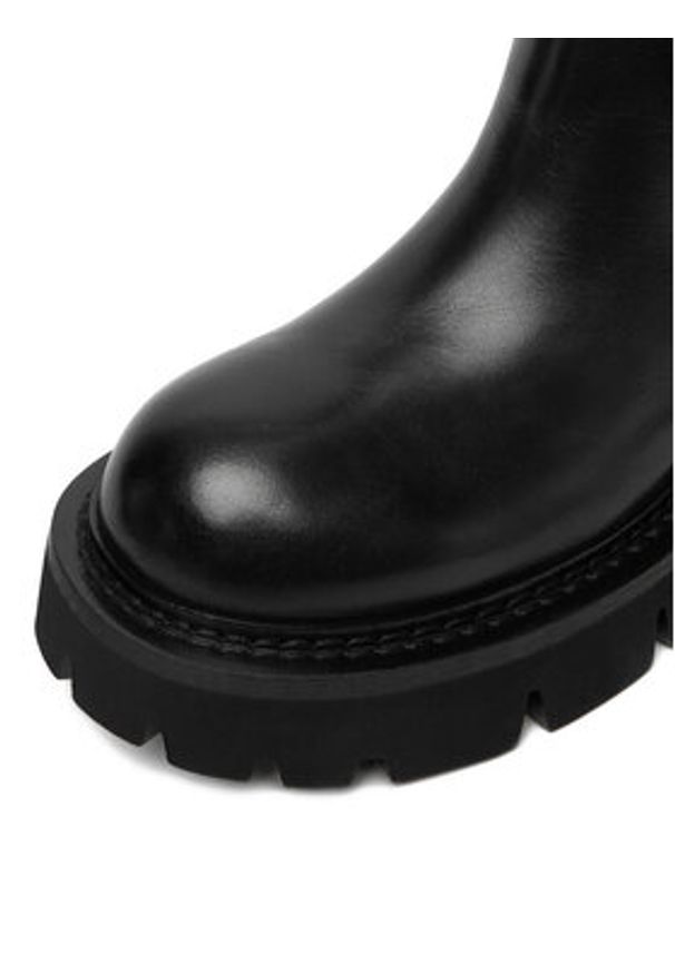 G-Star RAW - G-Star Raw Kozaki EO-GLCIE-GLC5559 Czarny. Kolor: czarny. Materiał: skóra