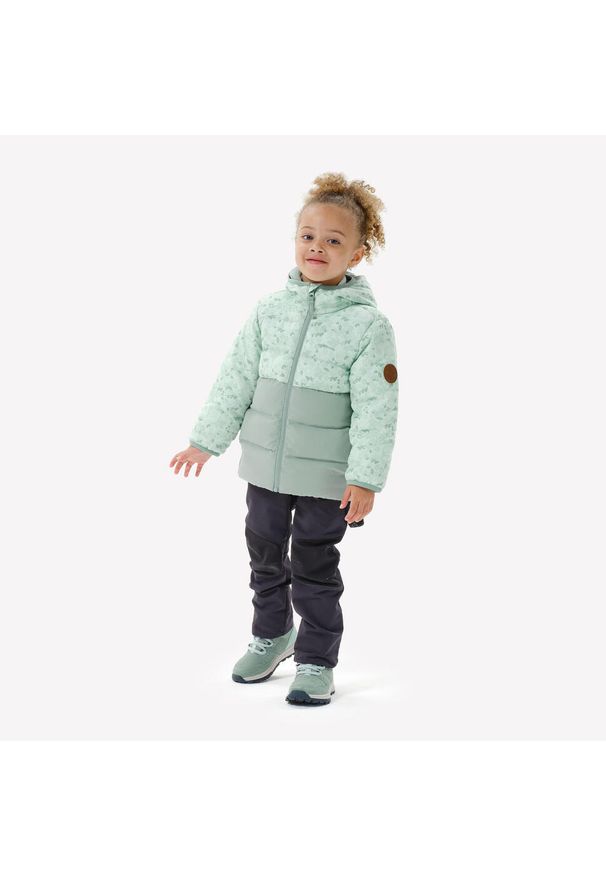 quechua - Kurtka turystyczna dla dzieci NH500. Materiał: poliamid, materiał. Sezon: lato. Styl: sportowy
