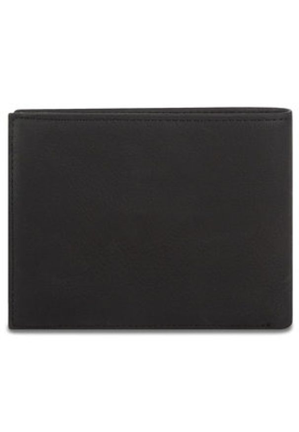 TOMMY HILFIGER - Tommy Hilfiger Duży Portfel Męski Johnson Cc And Coin Pocket AM0AM82565/AM0AM00659 Czarny. Kolor: czarny. Materiał: skóra