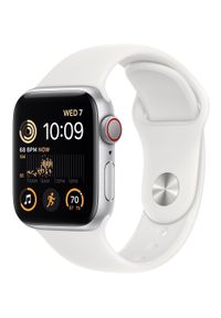 APPLE - Smartwatch Apple Watch SE 2022 GPS + Cellular 40mm Silver Alu Sport Biały (MNPP3WB/A). Rodzaj zegarka: smartwatch. Kolor: biały. Styl: sportowy #1