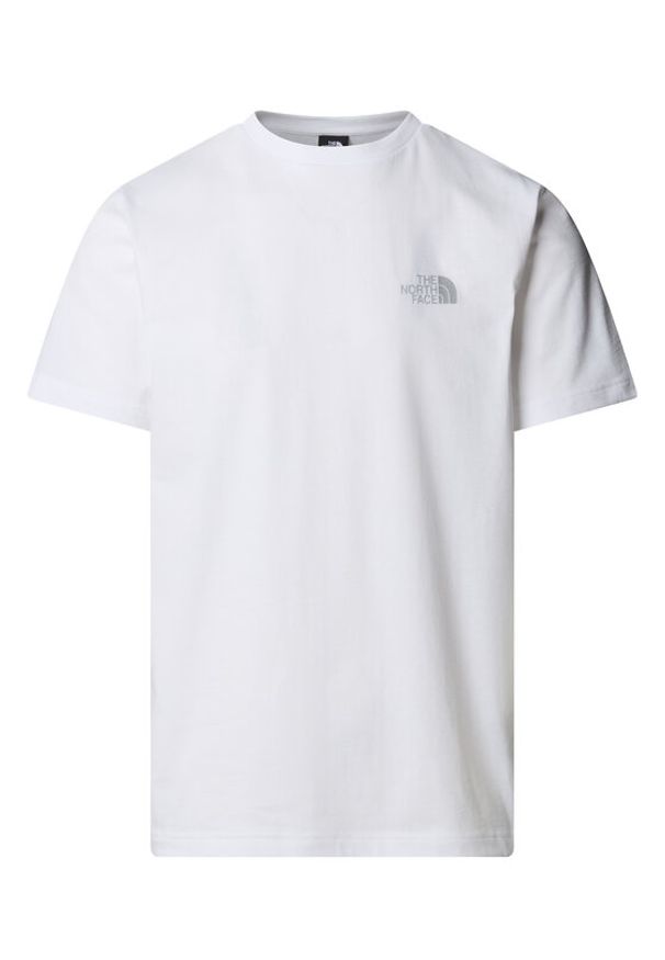 The North Face T-Shirt NSE Box NF0A8C4V Biały Regular Fit. Kolor: biały. Materiał: bawełna