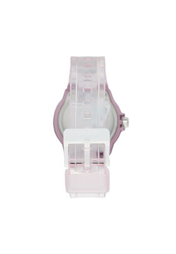 Casio Zegarek Lady Translucent LRW-200HS-4EVEF Różowy. Kolor: różowy