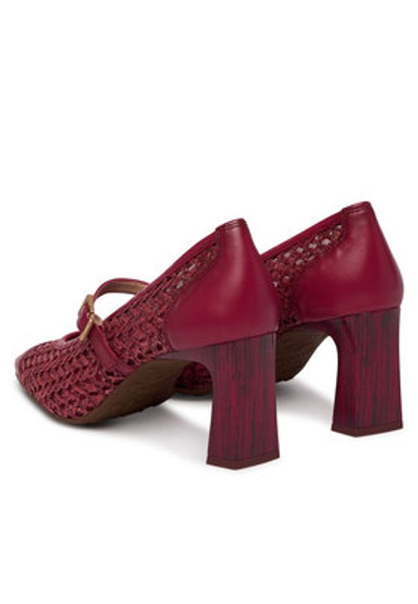 Hispanitas Czółenka RHV264609 C006 Bordowy. Kolor: czerwony. Materiał: materiał