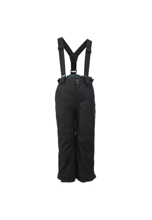 PEAK MOUNTAIN - Dziecięce spodnie narciarskie Peak Mountain Emi. Kolor: wielokolorowy, żółty, czarny. Sezon: zima. Sport: narciarstwo