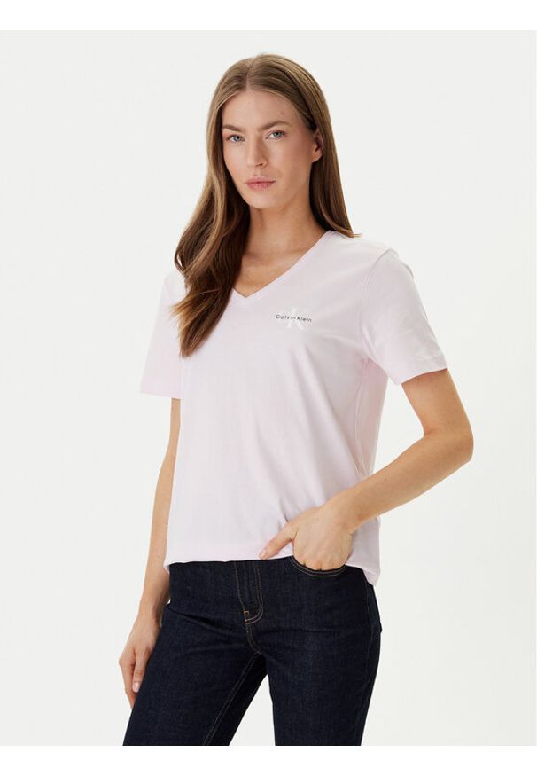 Calvin Klein Jeans Komplet t-shirtów LV047C906G Kolorowy Regular Fit. Materiał: bawełna. Wzór: kolorowy