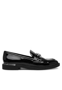 DKNY Loafersy K1576393 Czarny. Kolor: czarny. Materiał: skóra