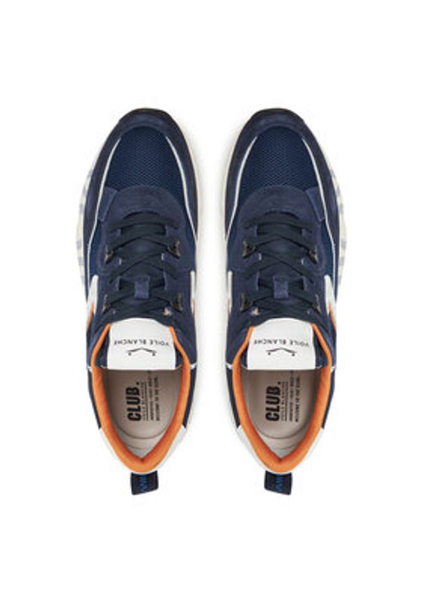 Voile Blanche Sneakersy Clubo1 0012017465.08.1C56 Granatowy. Kolor: niebieski. Materiał: materiał