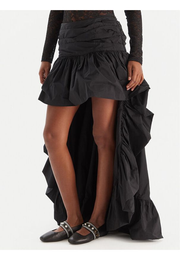 Pinko - PINKO Spódnica maxi 105642 Y3LE Z99 Czarny Regular Fit. Kolor: czarny. Materiał: syntetyk