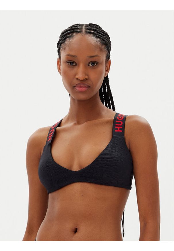 Hugo - HUGO Góra od bikini Dotti 50540225 Czarny. Kolor: czarny. Materiał: syntetyk