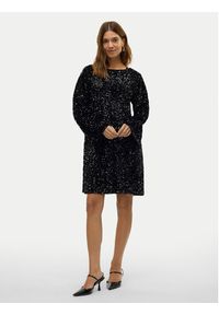 Vero Moda Sukienka koktajlowa Etta 10317153 Czarny Relaxed Fit. Kolor: czarny. Materiał: syntetyk. Styl: wizytowy #4