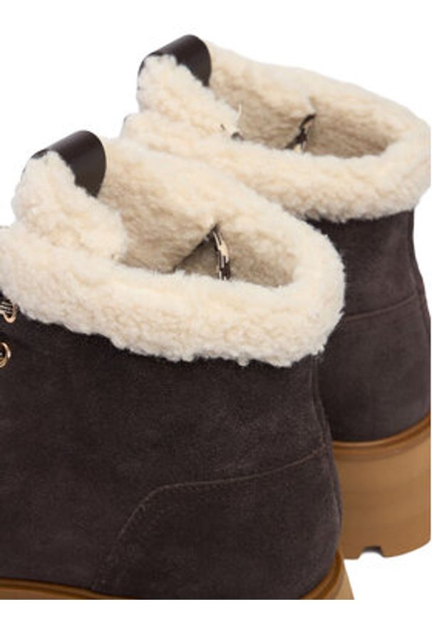 MICHAEL Michael Kors Trzewiki Cade 40F5CAFE5S Brązowy. Kolor: brązowy. Materiał: skóra, zamsz