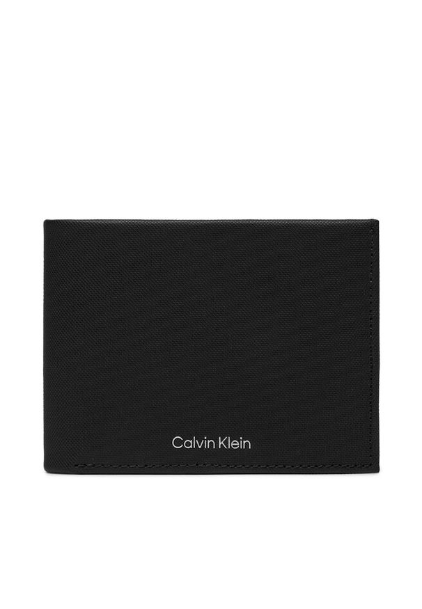 Duży Portfel Męski Calvin Klein. Kolor: czarny