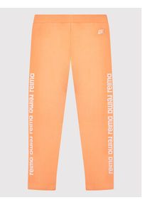 Reima Legginsy Pistoton 536704 Pomarańczowy Slim Fit. Kolor: pomarańczowy. Materiał: bawełna