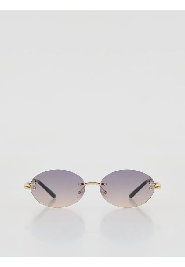 Reserved - Okulary przeciwsłoneczne - jasnoszary. Kolor: szary