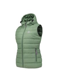 Alpinus - Kamizelka Monza Dla Kobiet. Kolor: zielony. Sport: turystyka piesza