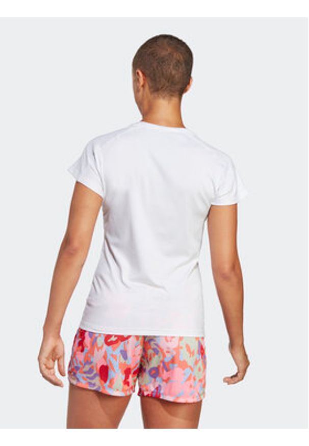 Adidas - adidas Koszulka techniczna Train Essentials HR7878 Biały Slim Fit. Kolor: biały. Materiał: syntetyk