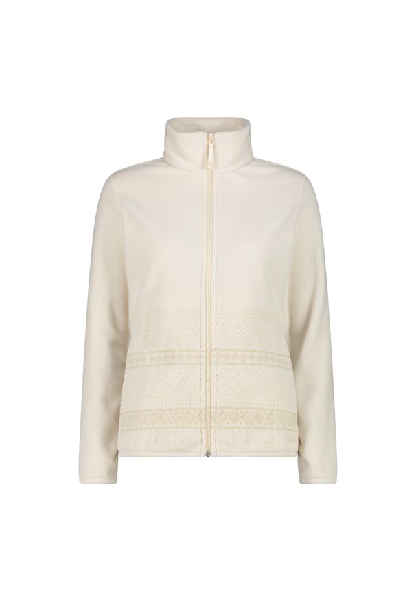 Bluza damska turystyczna CMP 34H0416. Kolor: biały. Materiał: polar. Sport: turystyka piesza
