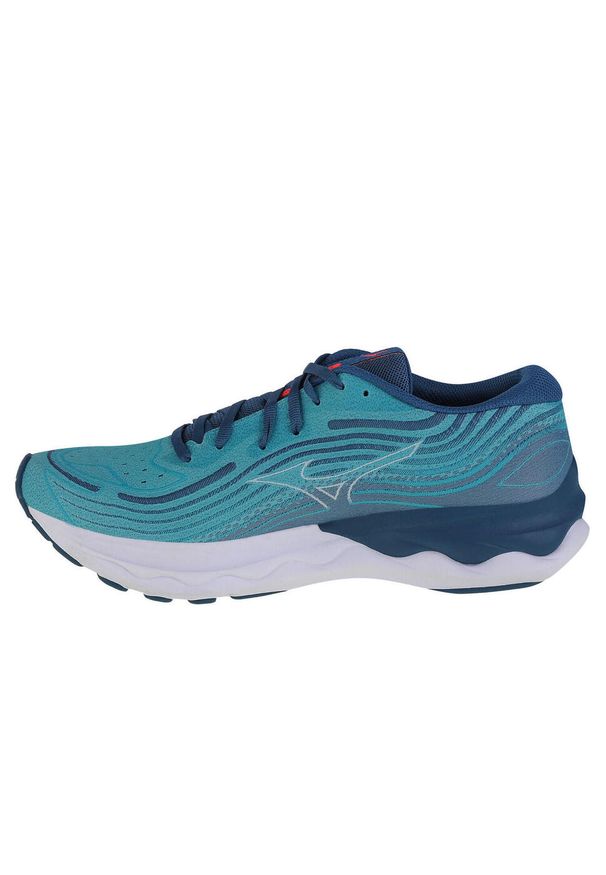 Buty do biegania męskie, Mizuno Wave Skyrise 4. Kolor: niebieski. Model: Mizuno Wave