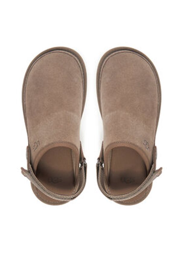 Ugg Klapki M Goldencoast Clog II 1166915 Szary. Kolor: szary. Materiał: zamsz, skóra