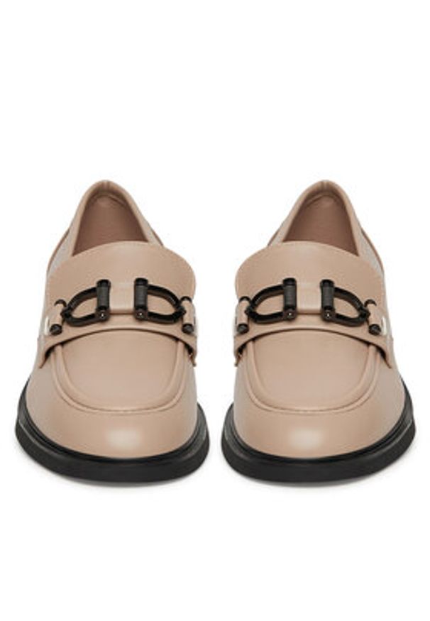 Jenny - JENNY Loafersy WFA3869-1 Beżowy. Kolor: beżowy. Materiał: materiał, syntetyk