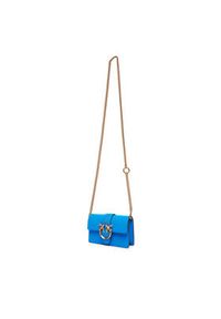 Pinko - PINKO Torebka Love One Micro C . AI 24-25 PCPL 100064 A0F1 Niebieski. Kolor: niebieski. Materiał: skórzane #2