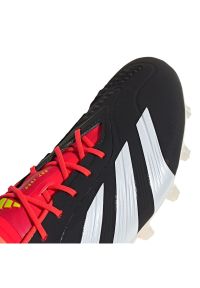 Adidas - Buty piłkarskie adidas Predator Elite Ag IG5453 czarne. Zapięcie: sznurówki. Kolor: czarny. Materiał: materiał, guma. Szerokość cholewki: normalna. Sport: piłka nożna #8