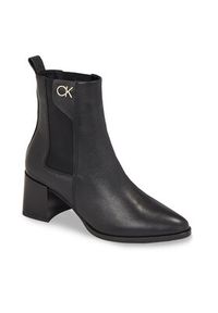 Calvin Klein Botki Almond Chelsea Boot W/Hw 55 HW0HW01814 Czarny. Kolor: czarny. Materiał: skóra #4