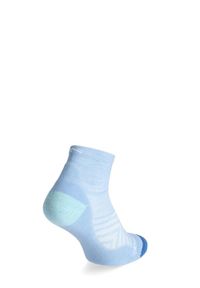 DARN TOUGH - Skarpetki damskie Darn Tough Run 1/4 Ultra-Lightweight with Cushion. Kolor: niebieski. Sport: bieganie