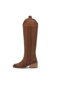 Gino Rossi Kozaki DORA-110383 Brązowy. Kolor: brązowy. Materiał: skóra #6