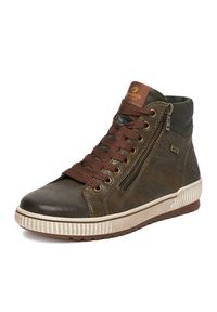 Remonte Sneakersy CEO-D0772-52 Khaki. Kolor: brązowy. Materiał: skóra #4