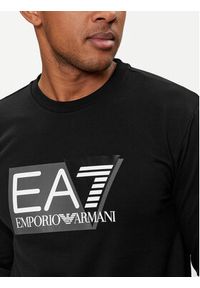 EA7 Emporio Armani Dres 3DPV51 PJ05Z 1200 Czarny Regular Fit. Kolor: czarny. Materiał: bawełna