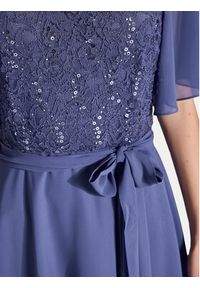 Swing Sukienka koktajlowa 5AI02500 Niebieski Regular Fit. Kolor: niebieski. Materiał: syntetyk. Styl: wizytowy #4