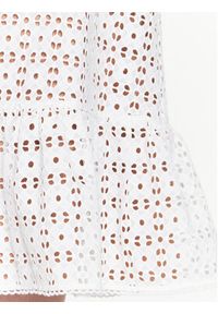 MICHAEL Michael Kors Spódnica midi MS370978BK Biały Regular Fit. Kolor: biały. Materiał: bawełna #3