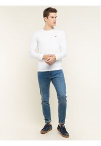 Levi's® Longsleeve Original Logo Tee 72848-0000 Biały Regular Fit. Kolor: biały. Materiał: bawełna. Długość rękawa: długi rękaw #4