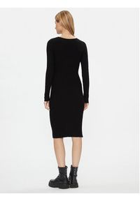 only - ONLY Sukienka dzianinowa 15307302 Czarny Regular Fit. Kolor: czarny. Materiał: wiskoza #3