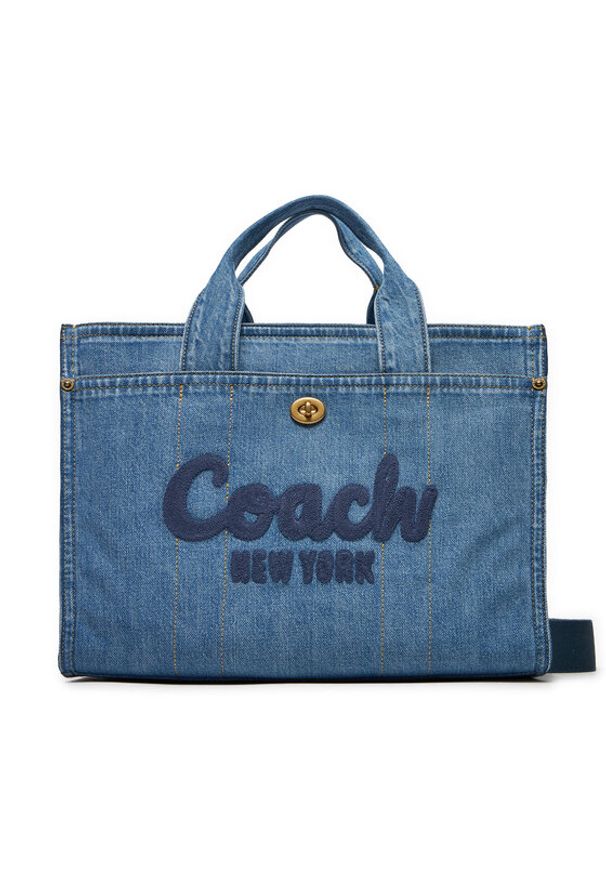 Coach Torebka Cargo CR657 B4/IN Niebieski. Kolor: niebieski