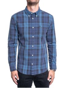 Wrangler - KOSZULA MĘSKA WRANGLER LS 1PKT BUTTON DOWN DARK BLUE TEAL W5A3NTB16 112130032. Typ kołnierza: button down #3