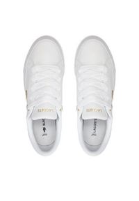 Lacoste Sneakersy 747CFA0005 Biały. Kolor: biały. Materiał: skóra