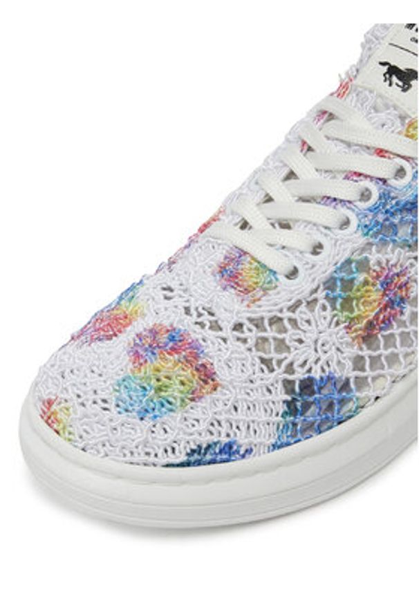 Mustang Sneakersy 1468-301 Biały. Kolor: biały. Materiał: materiał