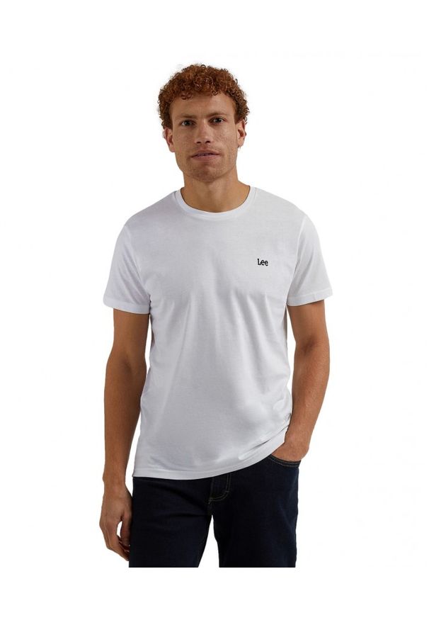 Lee - MĘSKA KOSZULKA LEE DWUPAK CREW BIAŁY/CZARNY 112142479. Kolor: czarny, biały, wielokolorowy