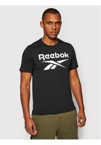 Reebok T-Shirt Workout Ready Supremium Graphic FK6219 Czarny Classic Fit. Kolor: czarny. Materiał: syntetyk