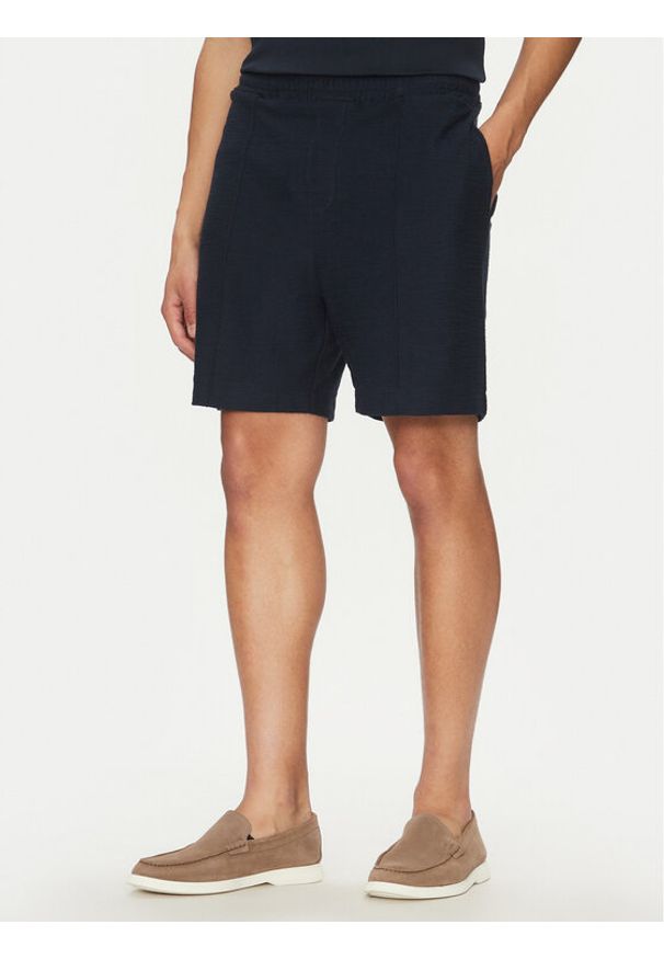 JOOP! Szorty materiałowe 17 JJ-32Paco 30045554 Granatowy Regular Fit. Kolor: niebieski. Materiał: bawełna