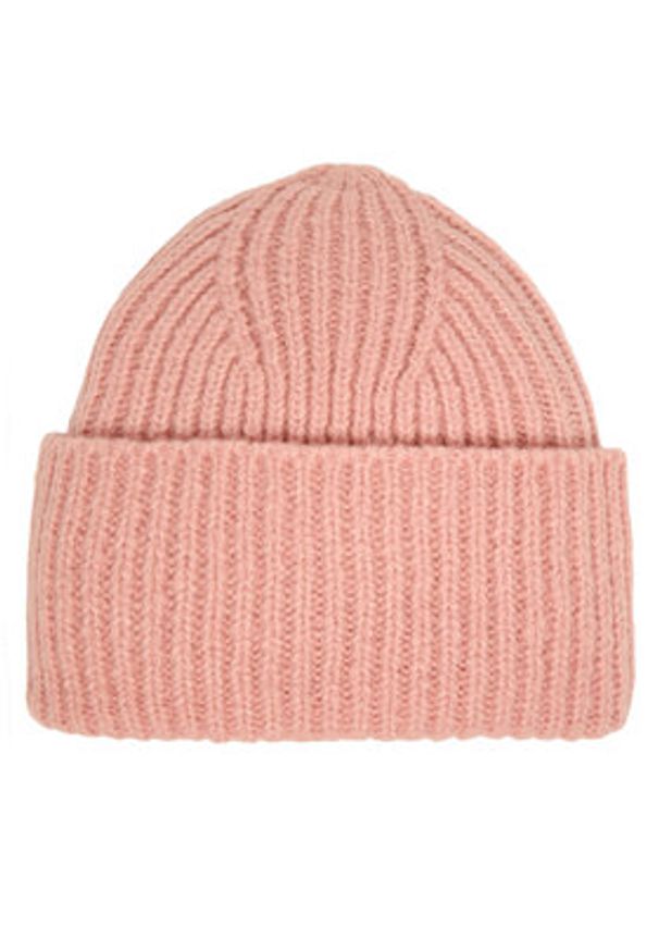 TOMMY HILFIGER - Tommy Hilfiger Czapka Elevated Heritage AW0AW17905 Różowy. Kolor: różowy. Materiał: wełna