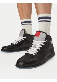 Nike Sneakersy Air Jordan 1 Mid SE HV5177 010 Czarny. Kolor: czarny. Materiał: skóra. Model: Nike Air Jordan #3