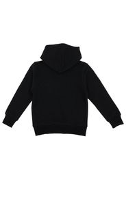 LEONE 1947 APPAREL - Dziecięca bluza z kapturem i logo Basic. Typ kołnierza: kaptur. Kolor: czarny. Sport: joga i pilates
