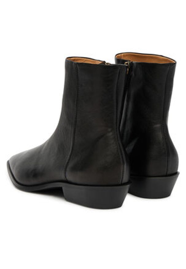 BALAGAN - Balagan Botki Rona Czarny. Kolor: czarny. Materiał: skóra