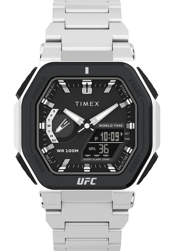 Zegarek Timex Zegarek męski Timex TW2V84600 srebrny. Kolor: srebrny