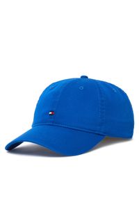 TOMMY HILFIGER - Tommy Hilfiger Czapka z daszkiem Th Flag Soft 6 Panel Cap AM0AM14099 Niebieski. Kolor: niebieski. Materiał: bawełna #1