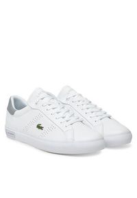 Lacoste Sneakersy Powercourt 2.0 Trainers 7-48SMA0002 Biały. Kolor: biały. Materiał: skóra #4