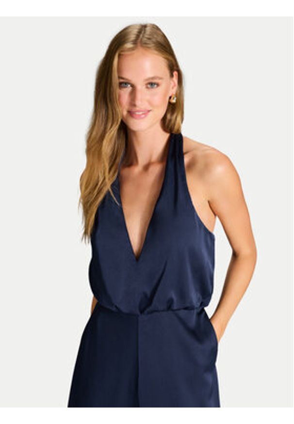 Hey Kyla Kombinezon 3AJ002HK Granatowy Wide Leg. Kolor: niebieski. Materiał: syntetyk